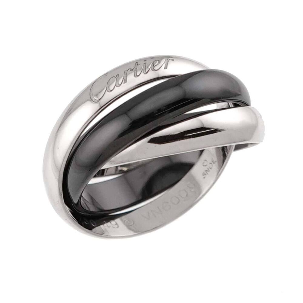 Cartier 18k Silver Trinity Ring #49 View 5